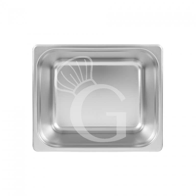 Bacinella in acciaio inox GN 1/2 L 325 mm x P 265 mm x H 150 mm