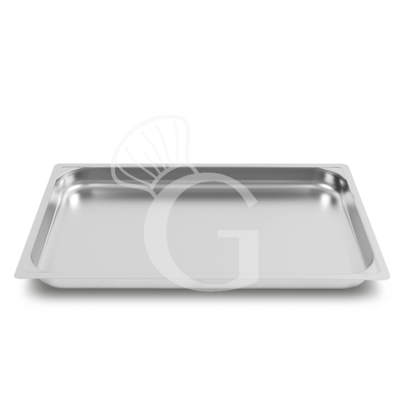 Teglia Rettangolare in acciaio inox GN1/1 L 530 mm x P 325 mm x H 40 mm Teglia Rettangolare in acciaio inox GN1/1 L 530 mm x P 325 mm x H 40 mm
