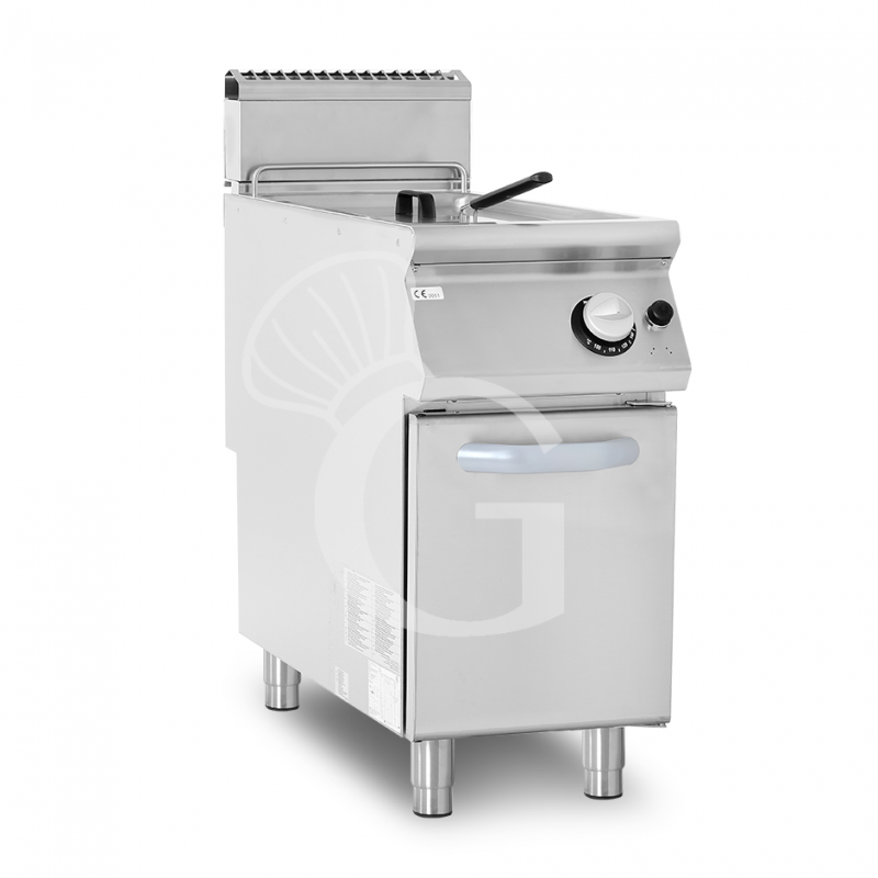 Friggitrice Professionale a gas su armadio chiuso 1 vasca 22 LT 20 Kw