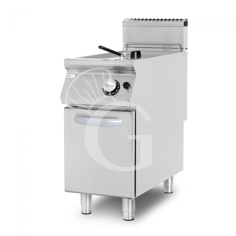 Friggitrice Professionale a gas su armadio chiuso 1 vasca 22 LT 20 Kw