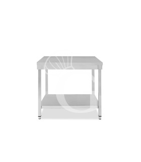 Tavolo inox 1 ripiano L 900 mm x P 600 mm x H 850 mm