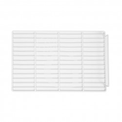 Griglia plastificata con ferma prodotto colore bianco 335 mm x 525 mm
