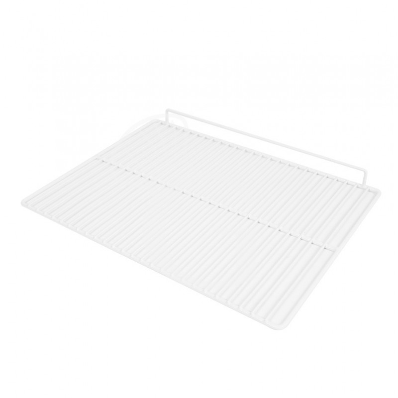Griglia plastificata con ferma prodotto colore bianco 537 mm x 395 mm