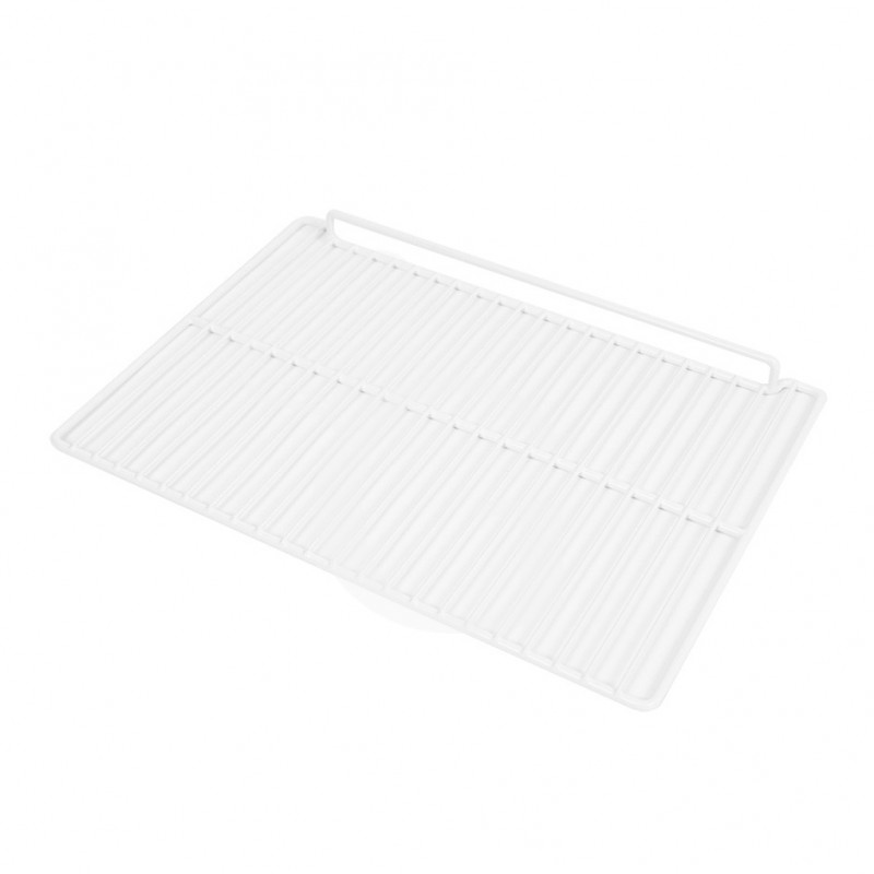 Griglia plastificata con ferma prodotto colore bianco 490 mm x 350 mm