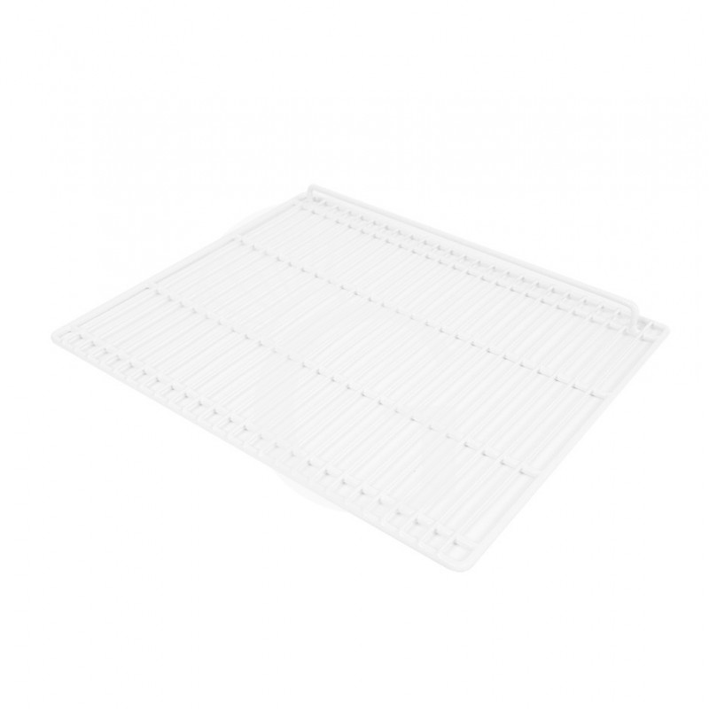 Griglia plastificata con ferma prodotto colore bianco 505 mm x 412 mm