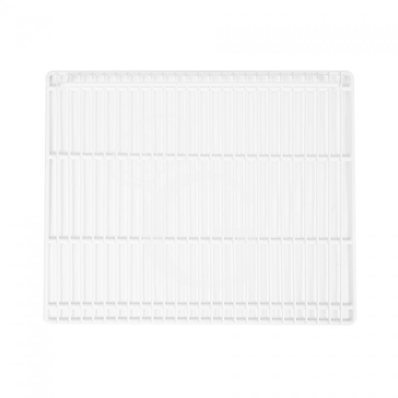Griglia plastificata con ferma prodotto colore bianco 505 mm x 412 mm