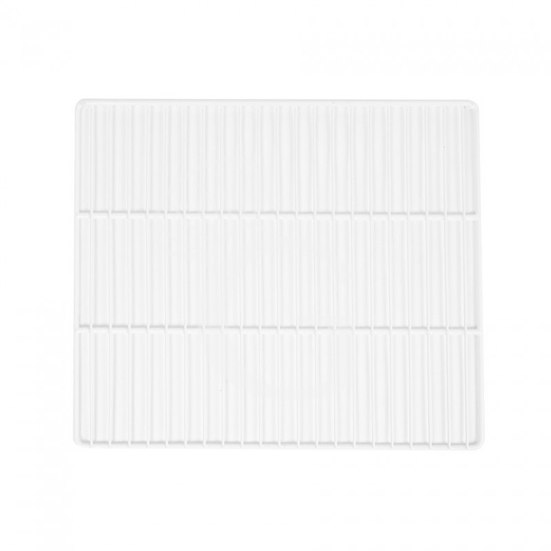 Griglia plastificata con ferma prodotto colore bianco 550 mm x 465 mm