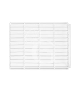 Griglia plastificata con ferma prodotto colore bianco 335 mm x 430 mm
