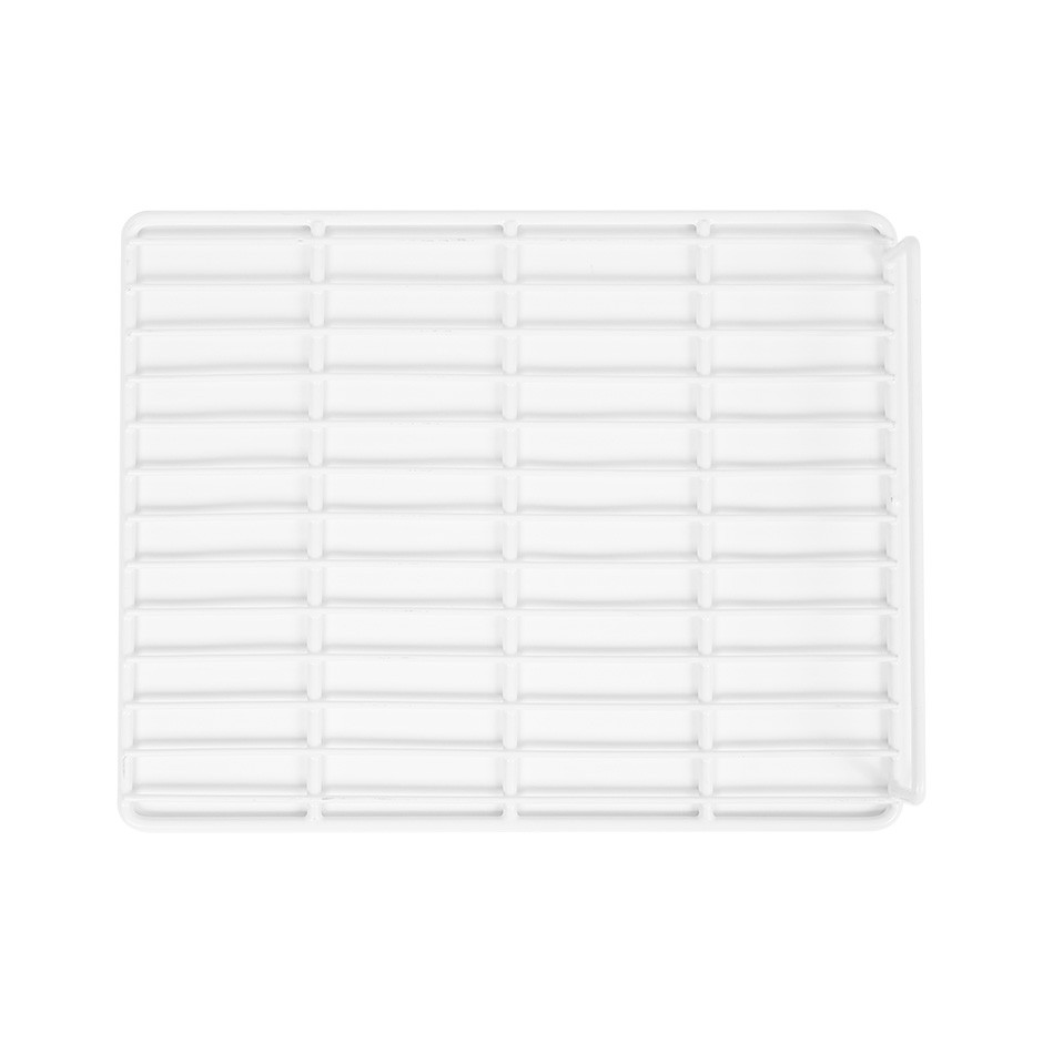 Griglia plastificata con ferma prodotto colore bianco 335 mm x 430 mm