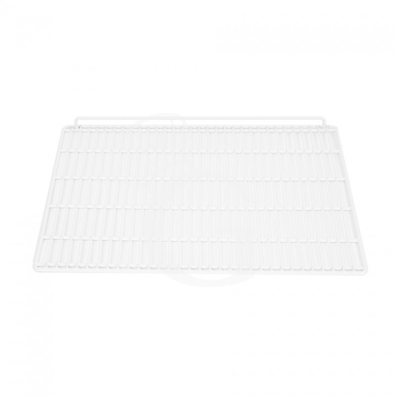 Griglia plastificata con ferma prodotto colore bianco  653 mm x 525 mm