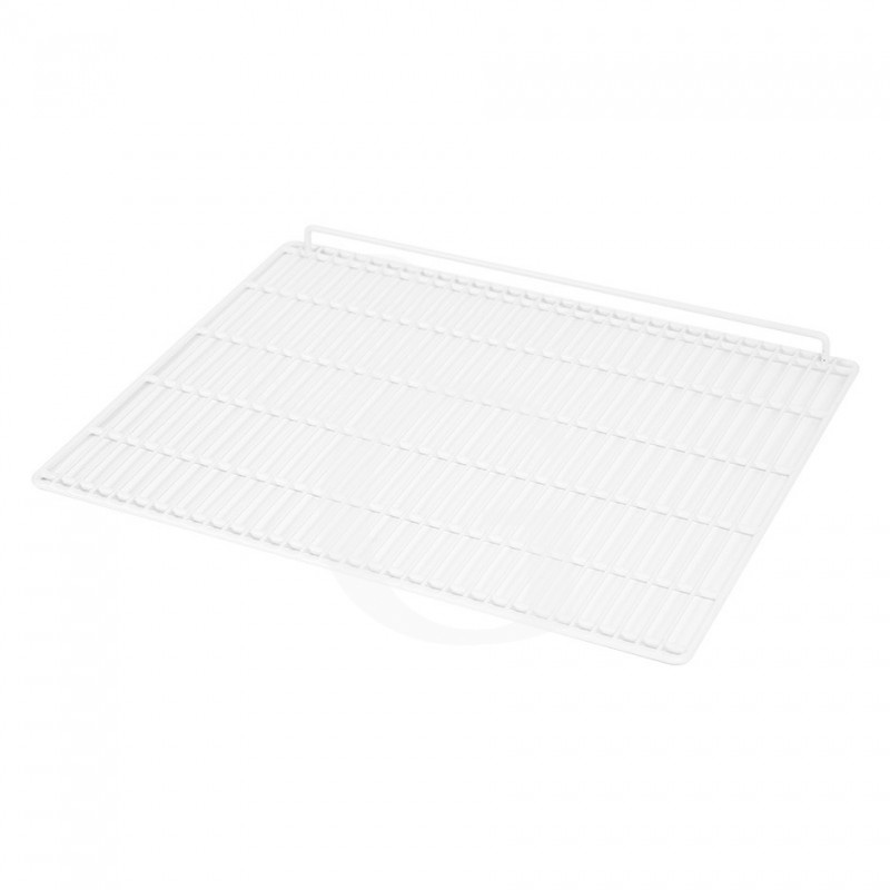 Griglia plastificata con ferma prodotto colore bianco  653 mm x 525 mm