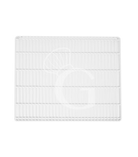 Griglia plastificata con ferma prodotto colore bianco  653 mm x 525 mm