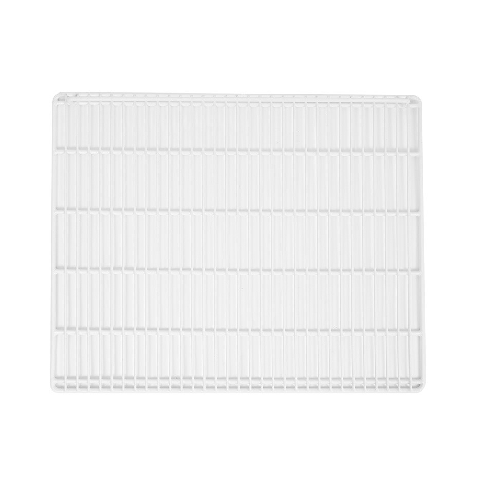 Griglia plastificata con ferma prodotto colore bianco  653 mm x 525 mm