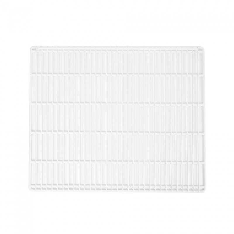 Griglia plastificata con ferma prodotto colore bianco 653 mm x 525 mm