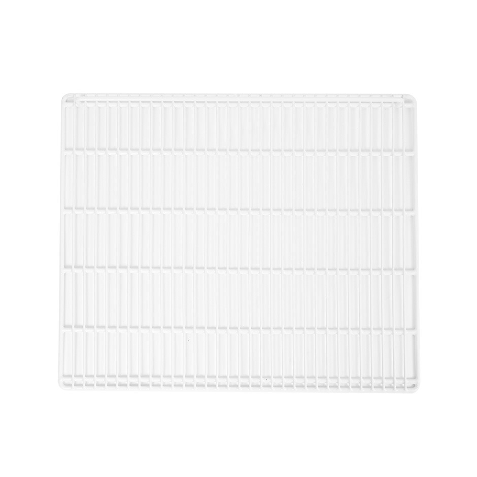 Griglia plastificata con ferma prodotto colore bianco 653 mm x 525 mm