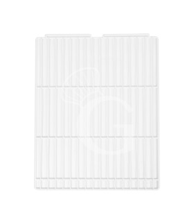 Griglia plastificata con ferma prodotto colore bianco 600 mm x 800 mm