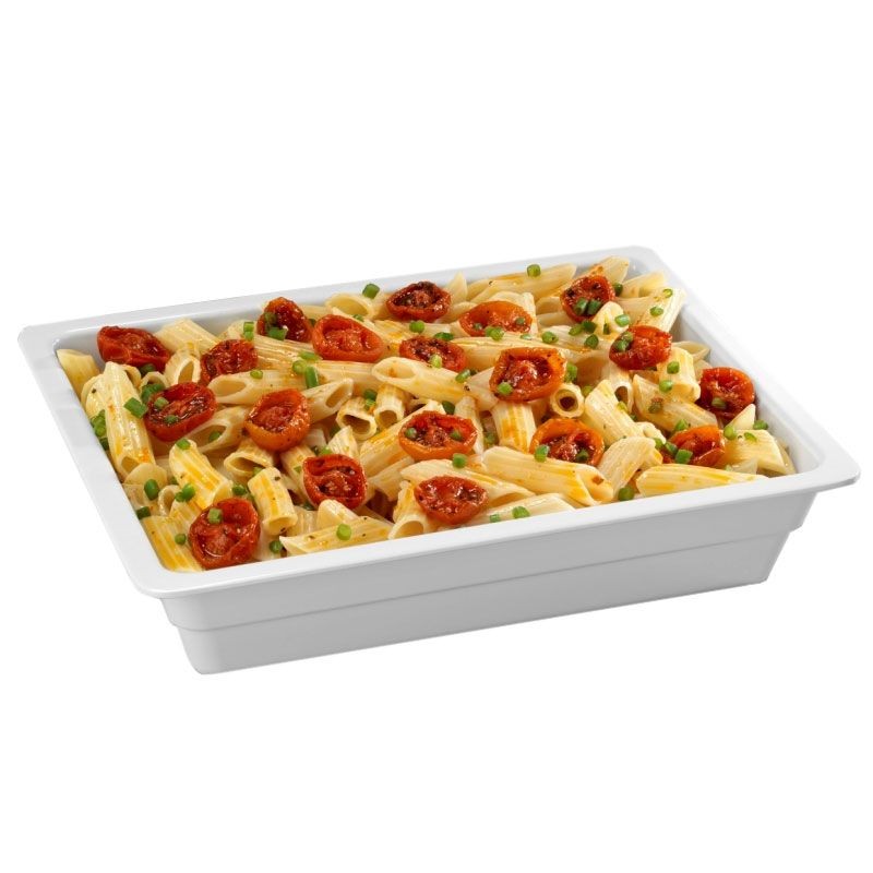 Bacinella in melamina bianca Gastronorm GN1/2 L 325 x P 265 x H 65 mm