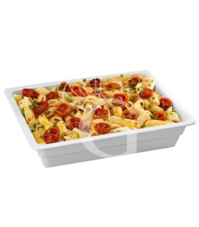 Bacinella in melamina bianca Gastronorm GN1/2 L 325 x P 265 x H 100 mm