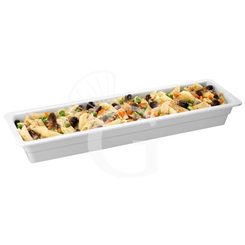 Bacinella in melamina Gastronorm GN2/4 L 530 mm x P 162 mm x H 20 mm