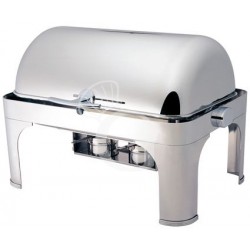 Chafing Dish con coperchio roll top 180° L 650 mm x P 470 mm x H 450 mm