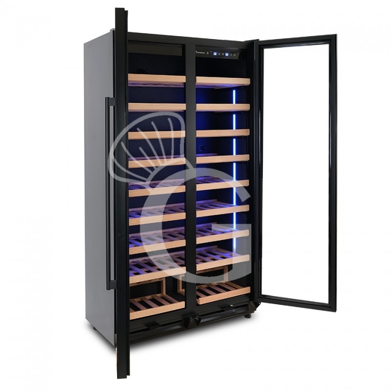 Cantina Vino Ventilata 508 LT 10 ripiani 96 bottiglie +5°C/+22°C