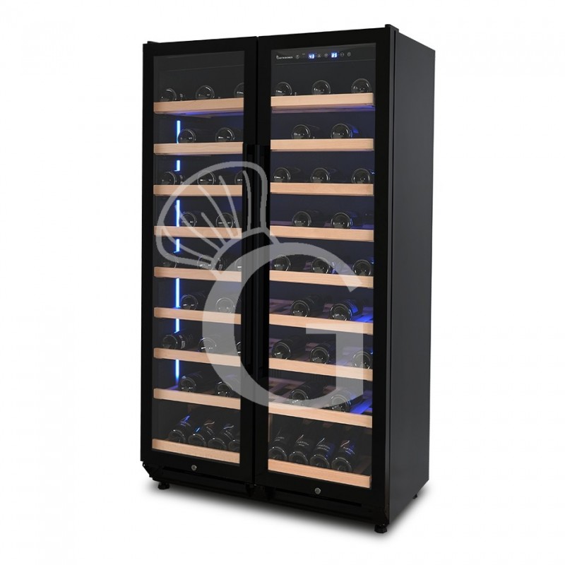 Cantina Vino Ventilata 508 LT 10 ripiani 96 bottiglie +5°C/+22°C