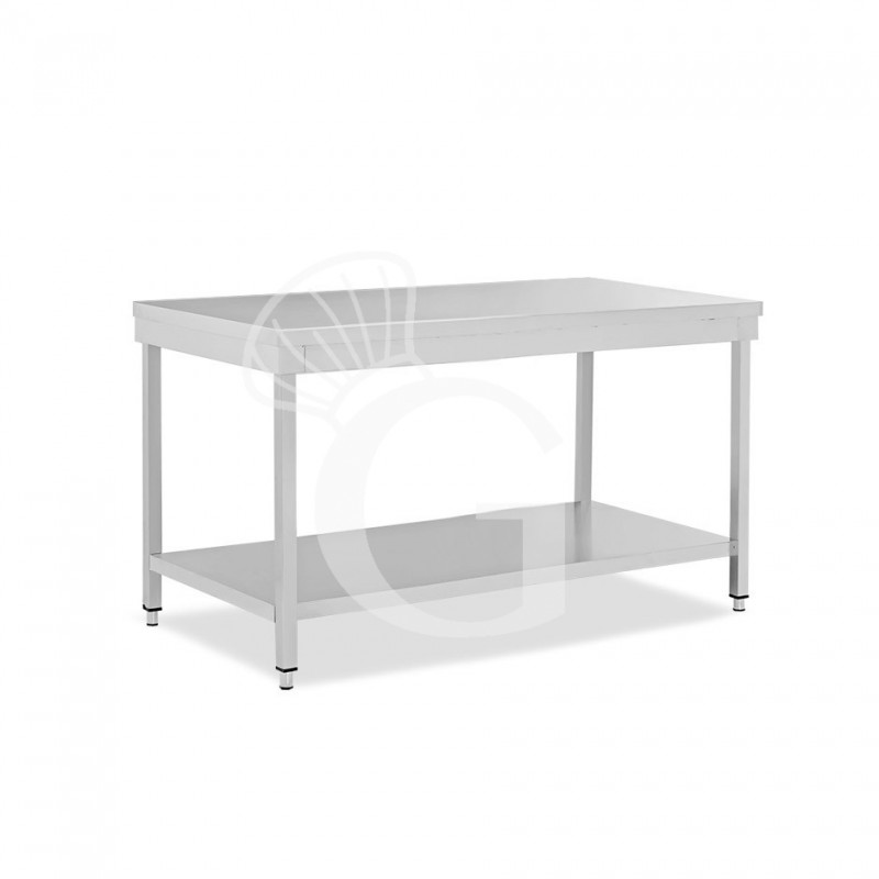Tavolo inox 1 ripiano L 1700 mm x P 800 mm x H 850 mm
