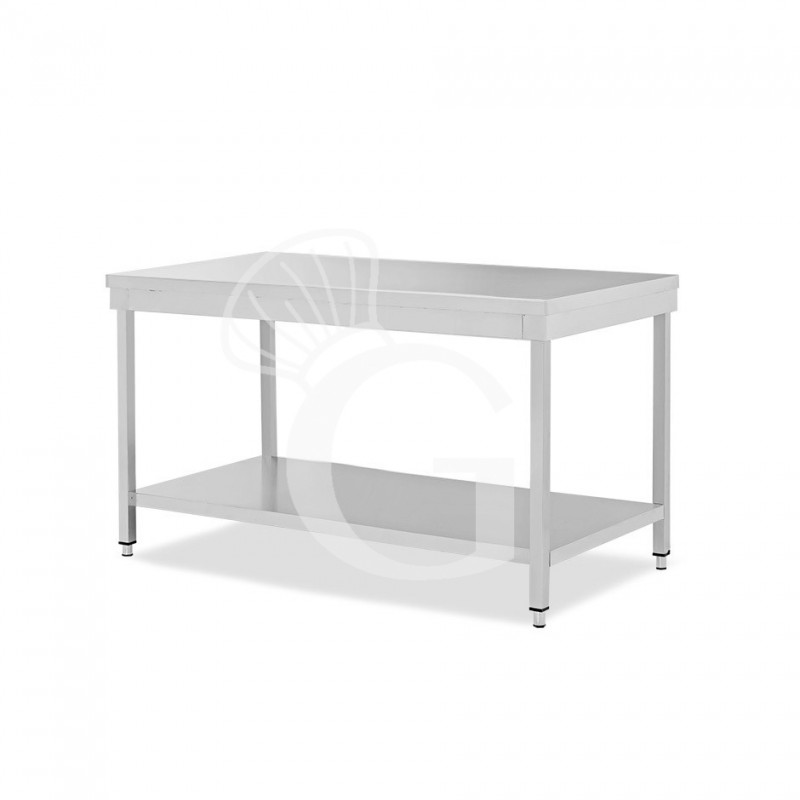 Tavolo inox 1 ripiano L 1700 mm x P 800 mm x H 850 mm