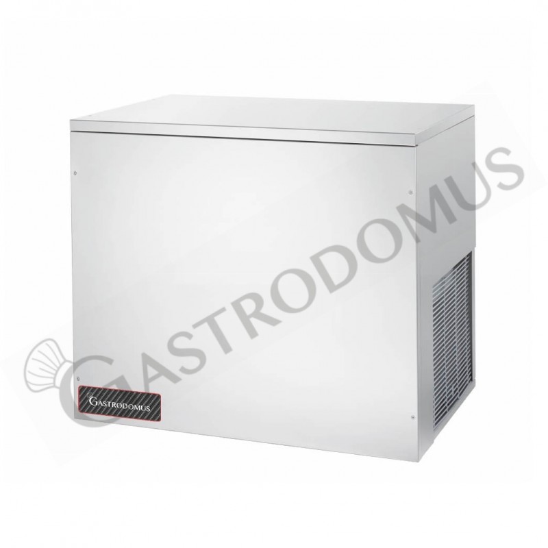 Produttore di ghiaccio monofase kg 300/24h cubetto pieno raffreddamento ad acqua o aria