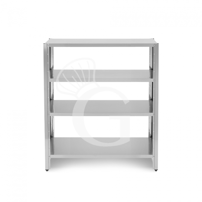 Scaffale Acciaio Inox 4 ripiani L 1400 x P 400 x H 1500 mm Scaffale Acciaio Inox 4 ripiani L 1400 x P 400 x H 1500 mm
