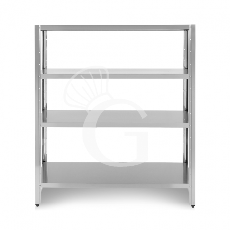 Scaffale Acciaio Inox 4 ripiani L 900 x P 500 x H 1800 mm Scaffale Acciaio Inox 4 ripiani L 900 x P 500 x H 1800 mm