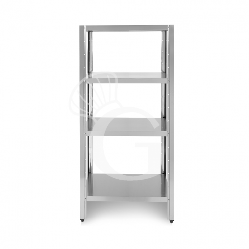 Scaffale Acciaio Inox 4 ripiani L 800 x P 600 x H 1800 mm Scaffale Acciaio Inox 4 ripiani L 800 x P 600 x H 1800 mm
