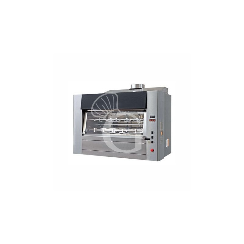 Planetario a legna L 1590 mm x P 1350 mm x H 1300 mm capacità fino a 126 polli