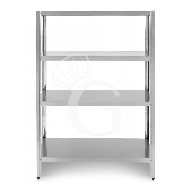 Scaffale Acciaio Inox 4 ripiani L 1700 x P 500 x H 2000 mm Scaffale Acciaio Inox 4 ripiani L 1700 x P 500 x H 2000 mm