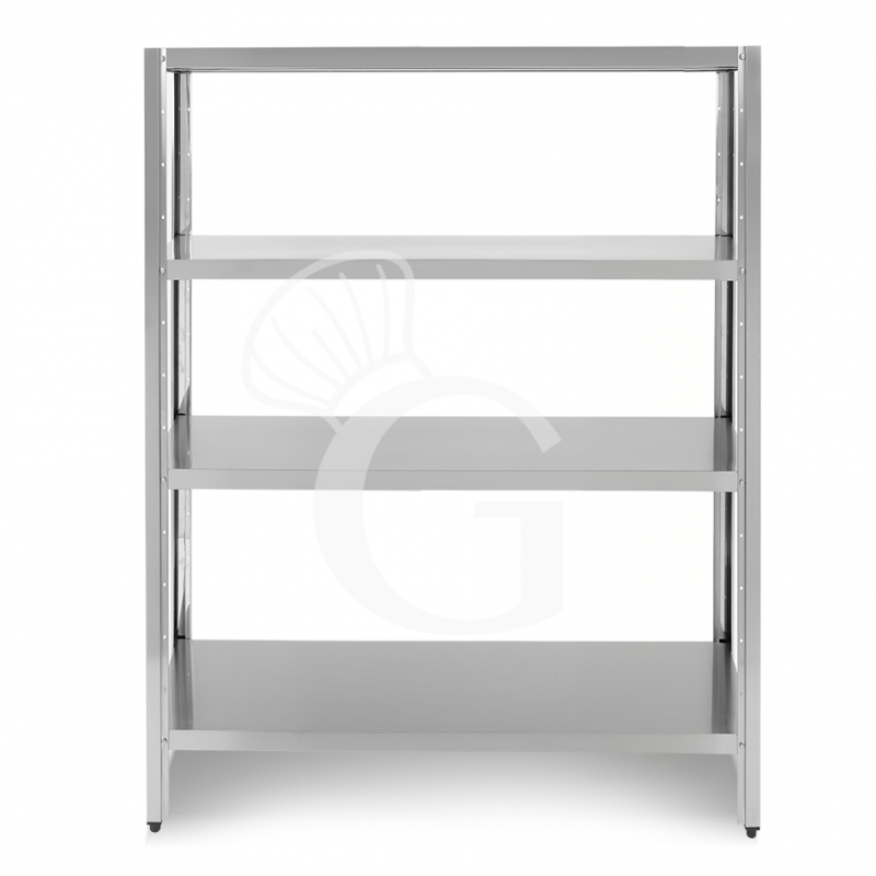 Scaffale Acciaio Inox 4 ripiani L 2000 x P 500 x H 2000 mm Scaffale Acciaio Inox 4 ripiani L 2000 x P 500 x H 2000 mm