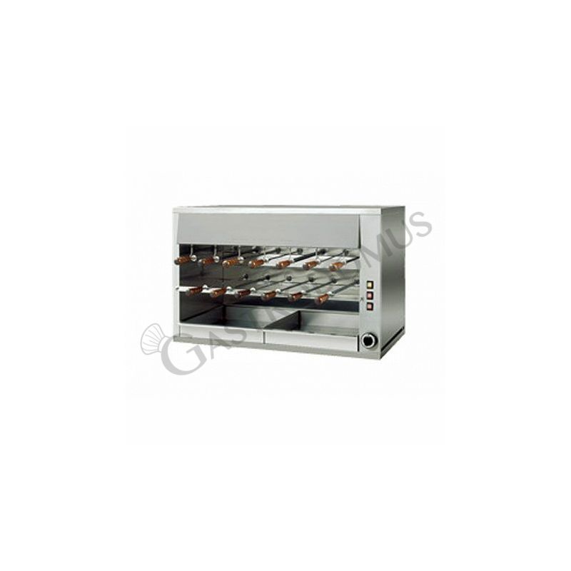 Arrosticino Churrasco a gas con 13 spade L 1100 mm x P 570 mm x H 720 mm