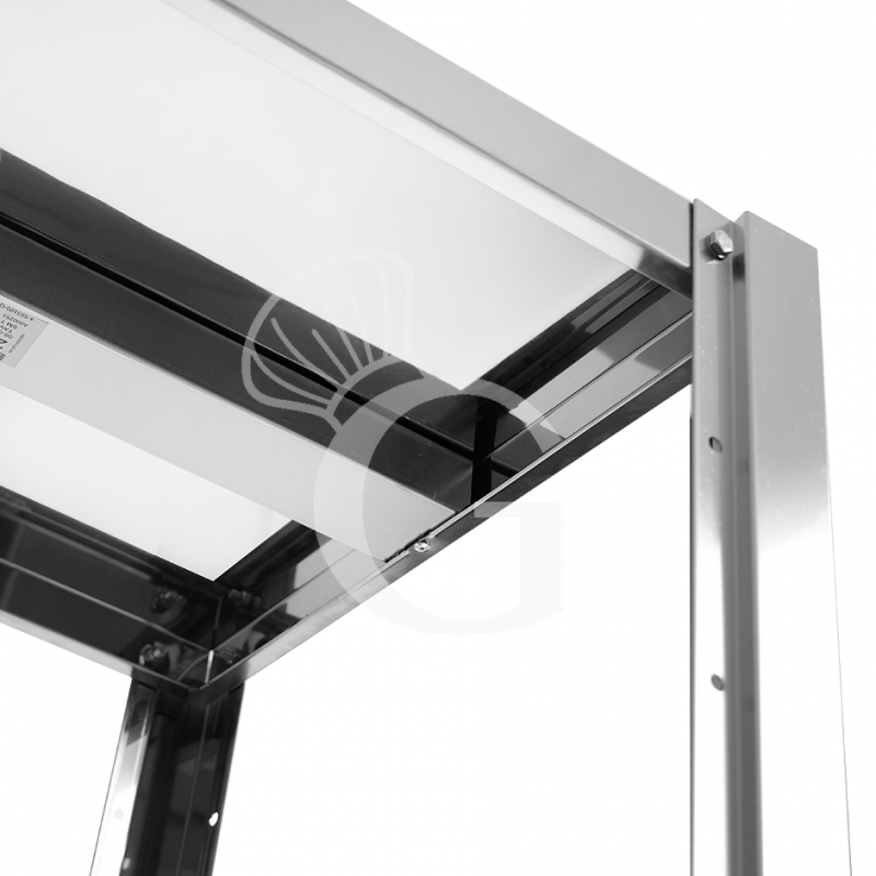 scaffale 4 ripiani h 2000 prof 500 lungh 800