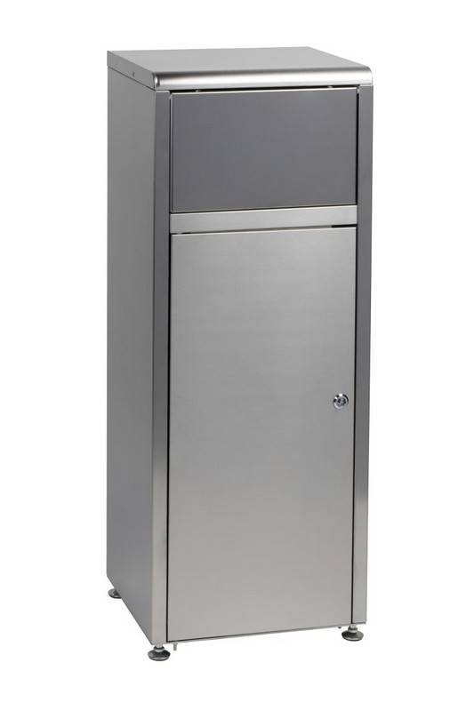 Pattumiera armadiata svuota vassoi 50 LT L 400 mm x P 320 mm x H 1075 mm
