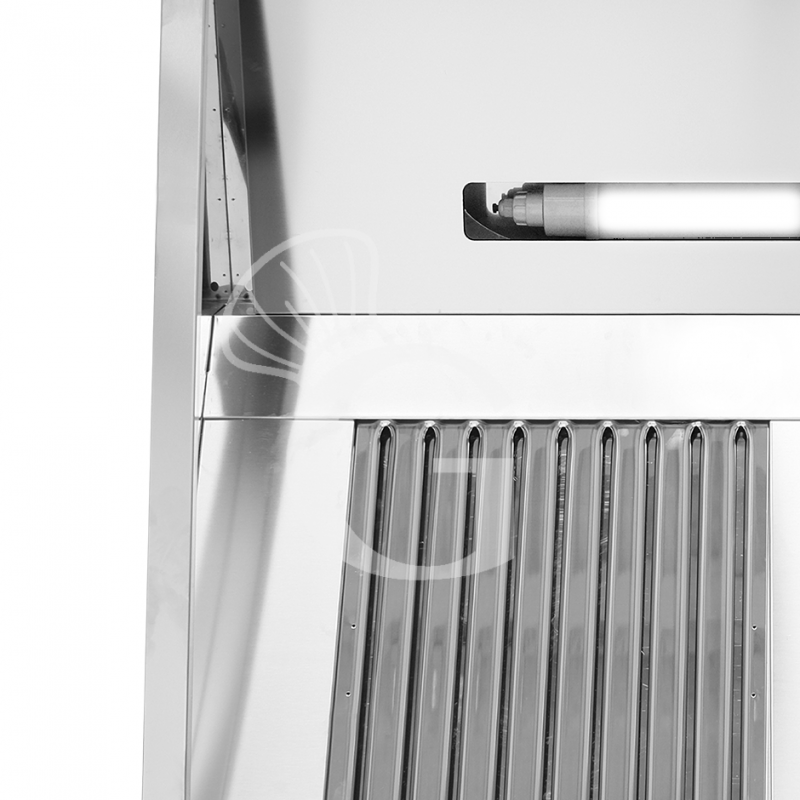 Cappa Snack a parete con motore L1000xP700xH450mm