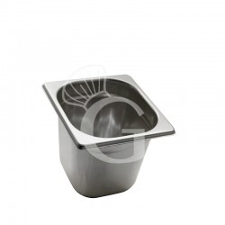 Bacinella in acciaio inox GN1/6 L 176 mm x P 162 mm x H 150 mm
