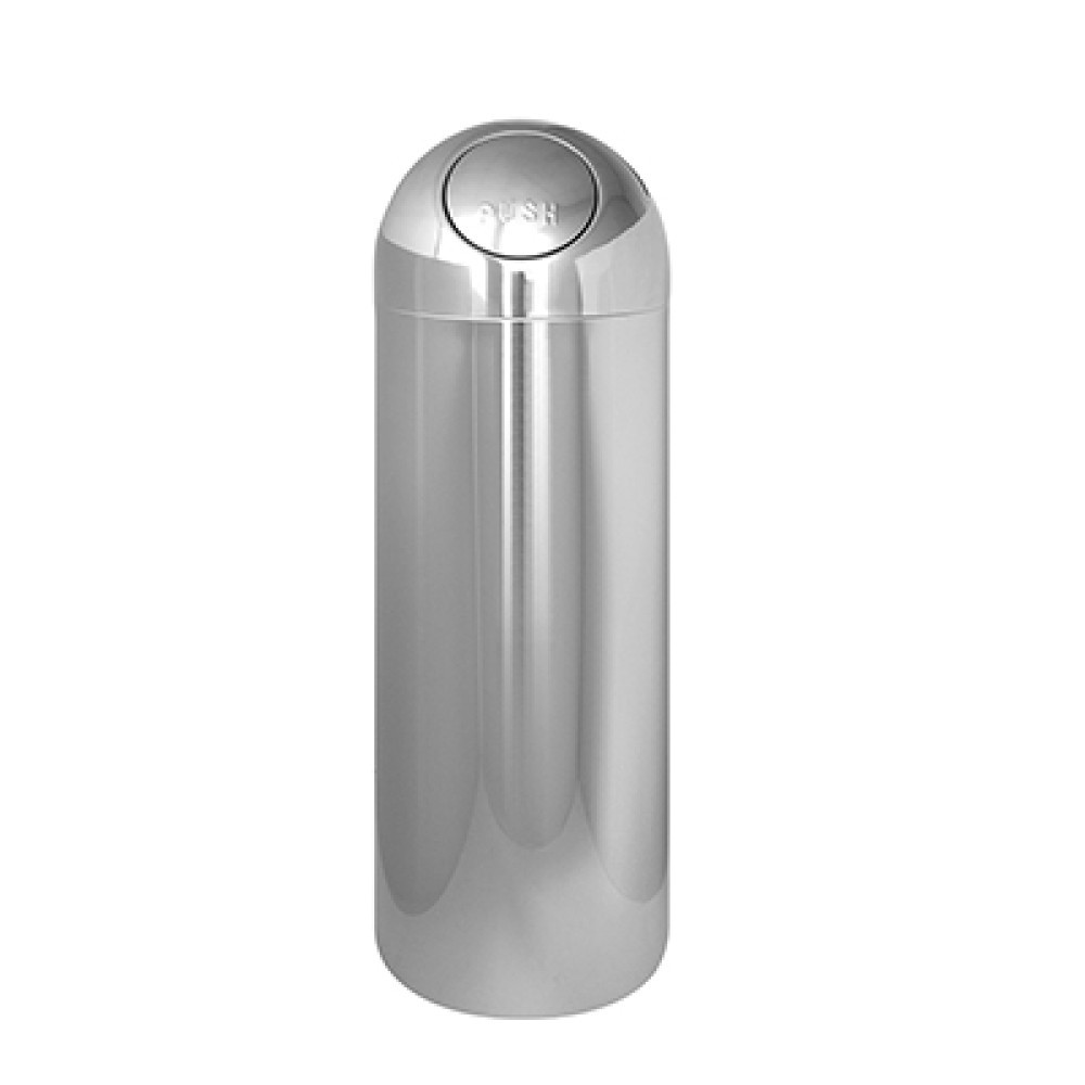 Gettacarte in acciaio inox con coperchio apertura push 45 LT