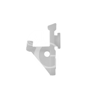 Clip singolo di supporto per griglia - Bianco