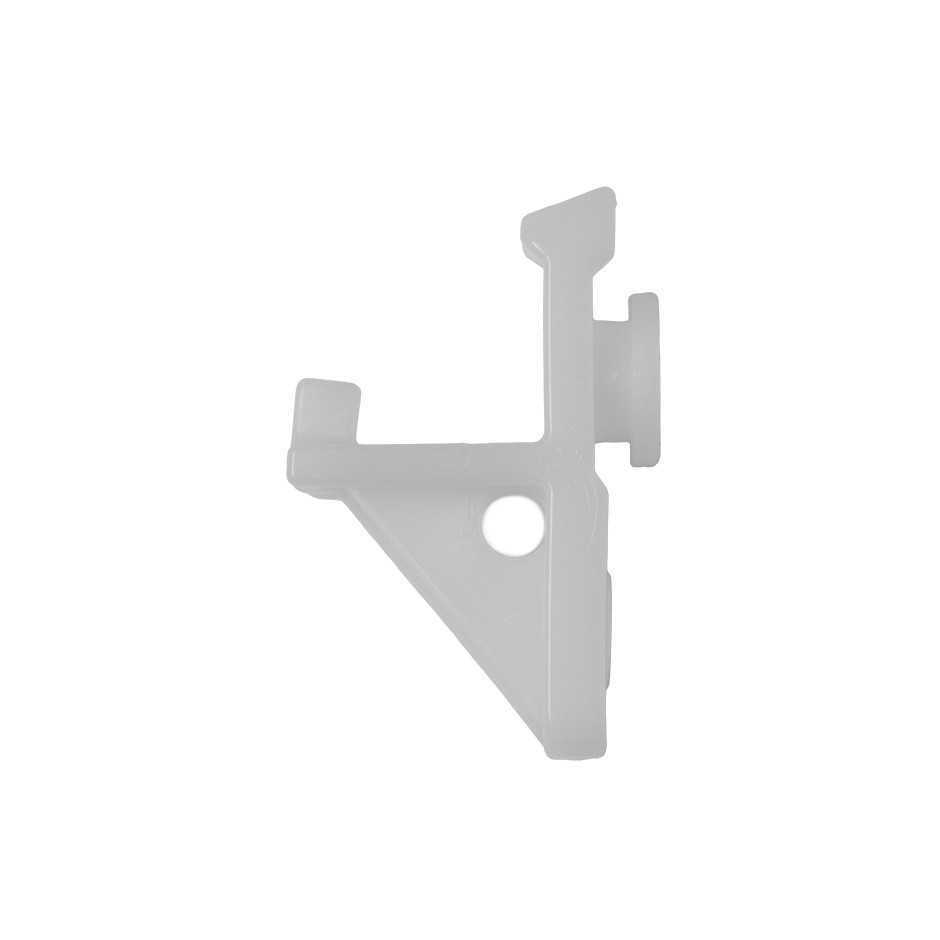 Clip singolo di supporto per griglia - Bianco
