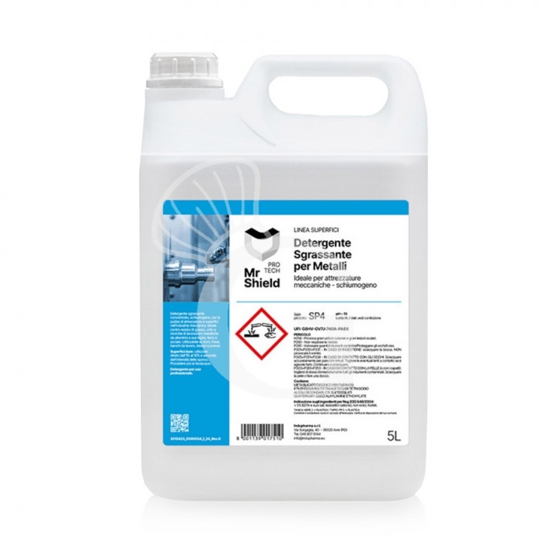 Detergente sgrassante per metalli ideale per attrezzature meccaniche 2 taniche da 5 LT