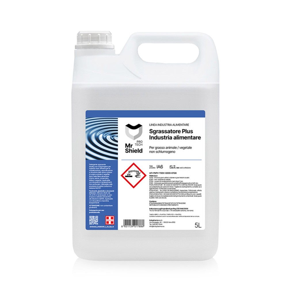 Sgrassatore plus industria alimentare, per grasso vegetale e animale 2 taniche da 5 LT
