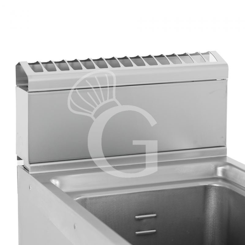 Cuocipasta professionale a gas su mobile chiuso 1 vasca 40 LT L 400 mm x P 900 mm x H 870 mm