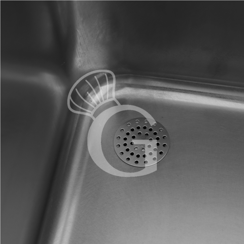 Cuocipasta professionale a gas su mobile chiuso 1 vasca 40 LT L 400 mm x P 900 mm x H 870 mm
