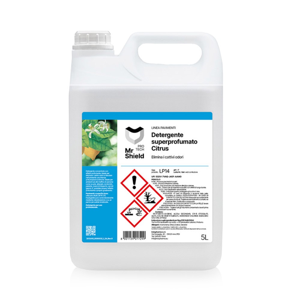 Detergente pavimenti superprofumato citrus