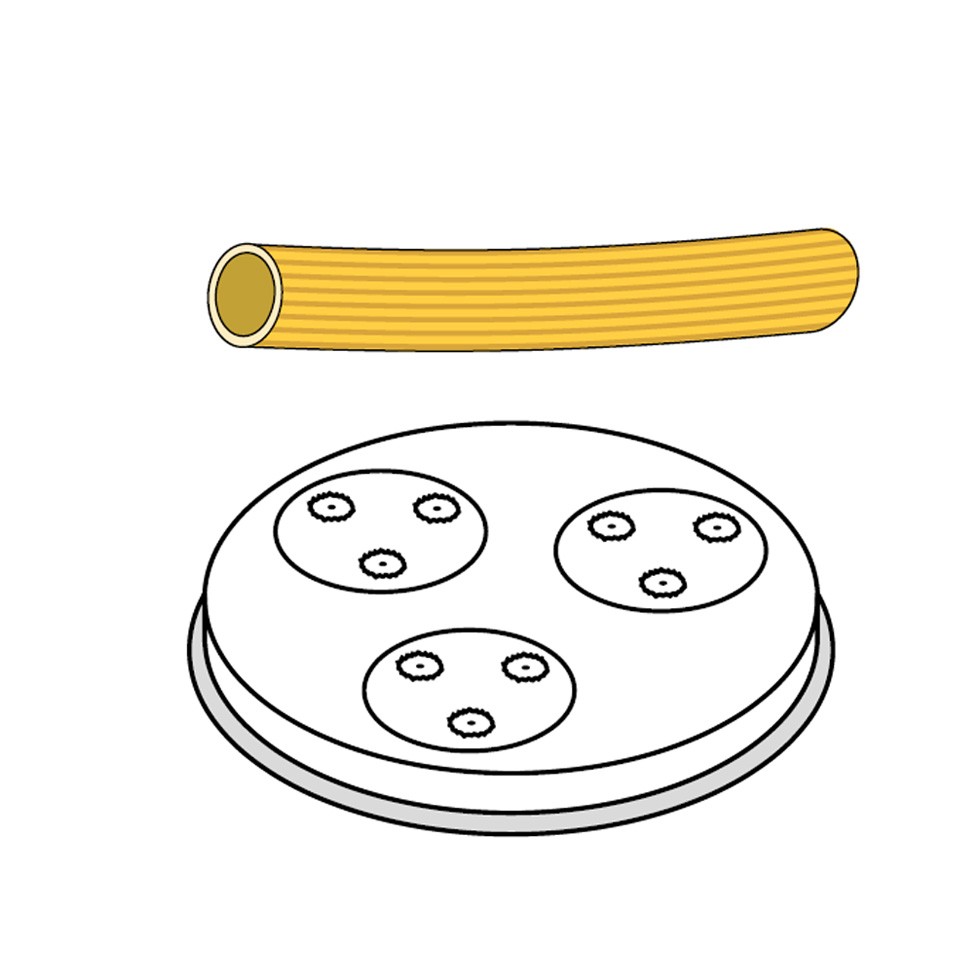 Trafila 8N formato maccheroni Ø 4,8 mm