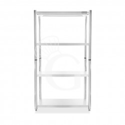 Scaffale acciaio inox 4 ripiani L 1000 x P 400 x H 1800 mm